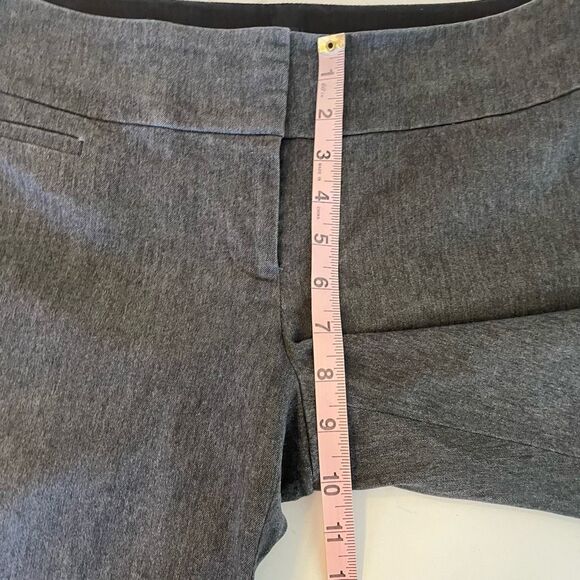 Loft Julie Straight Charcoal Gray Dress Pants size 4 - Picture 8 of 12
